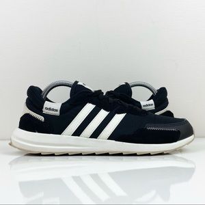 adidas Black and White Athletic Shoes
